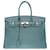 Espléndido bolso de mano Hermès Birkin 35 cm en cuero Togo celeste, adornos de metal plateado paladio Azul claro  ref.652957