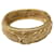 Sublime bracelet manchette en relief Lanvin Métal Bijouterie dorée  ref.652977