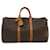Louis Vuitton Keepall 50 Brown Cloth  ref.653290