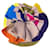 Très grosse broche fleur Sonia Rykiel Coton Multicolore Beige  ref.653349