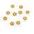 CHANEL X10 CC-Tasten 1.6 cm 0.63IM Golden - Ansicht 3