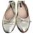 Marina Rinaldi Sapatilhas de ballet Dourado Couro  ref.653878