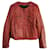 Comptoir Des Cotonniers Biker jackets Red Leather  ref.653883