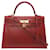 Hermès hermes kelly Red Leather  ref.654330