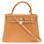 Hermès Kelly Brown Leather  ref.654332