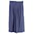 Diane Von Furstenberg Ausgestellte Cropped-Hose aus blauem Leinen  ref.654402