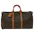 Louis Vuitton Keepall 50 Brown Cloth  ref.654478