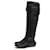 *CHANEL Chanel Long Boots, CALF, cowhide Black Leather  ref.654738
