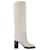 Isabel Marant Boots Leila en Cuir Blanc  ref.654808