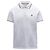 Moncler - Polo avec logo blanc - vue 5