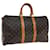 Louis Vuitton Keepall 45 Brown Cloth  ref.655071