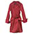 Gianfranco Ferre Vintage Trench coat impermeável GFF Ferré Vermelho Poliamida  ref.655104