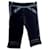 Diane Von Furstenberg DvF Louis cropped velvet trousers, US size 6 Black Satin  ref.655742