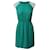 Sandro Paris Mini vestido com recorte no ombro em viscose verde Fibra de celulose  ref.655847