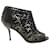 Paul Andrew Gaomi Cut-Out Peep-toe Ankle Boots in Black Leather  ref.655888