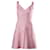 Herve Leger Ärmelloses A-Linien-Bandage-Kleid in Rose Rayon Pink Strahl Zellulosefaser  ref.655904