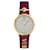 Versace V-Circle Strap Watch Metallic  ref.655931