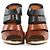 Rebecca Minkoff Mules Rae in pelle nera/marrone - vista 3