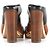 Rebecca Minkoff Mules Rae in pelle nera/marrone - vista 4