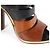 Rebecca Minkoff Mules Rae in pelle nera/marrone - vista 7