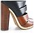 Rebecca Minkoff Mules Rae in pelle nera/marrone - vista 8