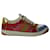 Gucci Lovelight Screener Glitter Sneaker aus mehrfarbigem Canvas Mehrfarben Leinwand  ref.656138