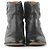 Botas Biker Isabel Marant Etoile de couro preto - vista 3