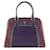 Prada Purple Saffiano Leather Crystal Embellished Pyramid Vernice Handle Bag  ref.656266
