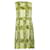 Diane Von Furstenberg Vestito casual con stampa Hayley in cotone giallo  ref.656338