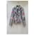 Veste blazer à motif Moschino Coton Multicolore  ref.656543