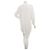 Vestido de punto blanco Elisabetta Franchi de algodón - vista 2