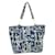 Chanel By Sea Line Shoulder Bag Plastic Chain Tote Bag Navy blue  ref.656703