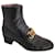 Boots Gucci kitten Cuir Noir  ref.656936