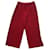 Issey Miyake Homme Plissé Red Trousers pleated Dark red Polyester  ref.656938