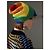 Berretto Burberry a righe arcobaleno in cashmere e lana Multicolore - vista 8