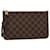Louis Vuitton Neverfull pouch Brown Cloth  ref.657343