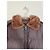 Chaqueta de Plumas Weekend Max Mara Capucha de Pelo de Conejo Marrón Oscuro - vista 2