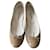 Neue Repetto Cendrillon Ballerinas aus beigem Lackleder 36,5.  ref.657507