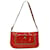 LOUIS VUITTON Vernis Mallory Square Accessory Pouch Red M91295 LV Auth 31335 Patent leather  ref.657574