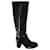 Chanel riding boots Black Leather  ref.657740