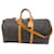 Louis Vuitton keepall 55 monogram shoulder strap Brown Leather  ref.657744