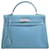 Hermès HERMES BIRKIN Cuir Bleu clair  ref.657864