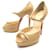 SHOES SANDALS CHRISTIAN LOUBOUTIN SANDALS 39 BEIGE LEATHER SHOES  ref.657886