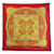 Hermès HERMES SCARF COINS AND SYMBOLS OF PARISII CARRE 90 PAUWELS SILK SCARF Red  ref.658022