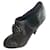 Cambon chanel boots camelia flower black Cuir Noir  ref.658336