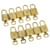 Louis Vuitton padlock 10set Padlock Gold Tone LV Auth 31719 Metal  ref.658478