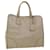 Saffiano PRADA Hand Bag Safiano Leather Gray Auth bs2208 Grey  ref.658532
