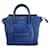 Céline Luggage Cuir Bleu  ref.658718
