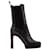 Off White Sponge Sole High Chelsea Boots in Black Leather  ref.658812