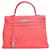 Hermès hermes kelly Pink Leather  ref.658830